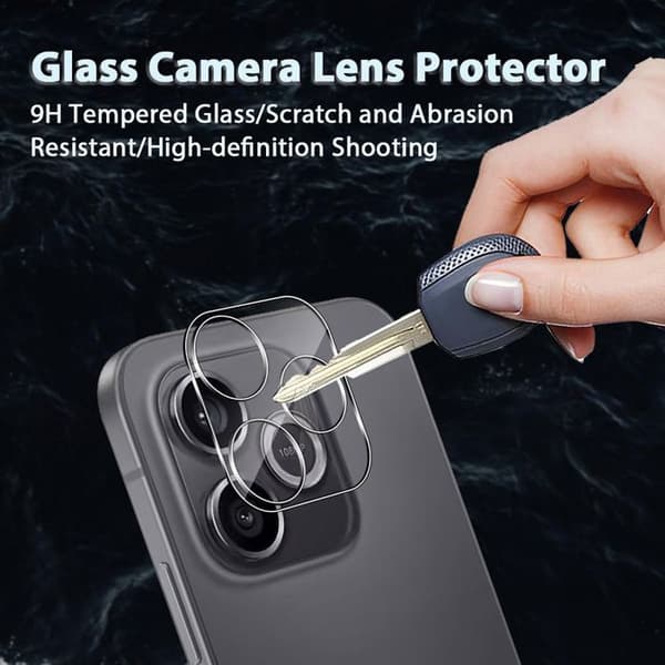 3 x Skyddskamera Härdat Glas för Honor 600 Lite, Stötsäker Represistent Hård Transparent