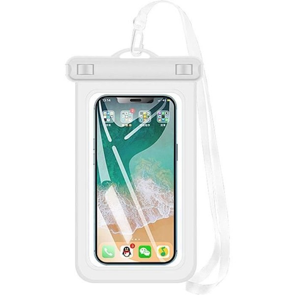 Vattentät ficka för Samsung A16 4G-5G A26 A25 A36 A56 5G M13 M23 5G - Simväska vattentät Halvtransparent