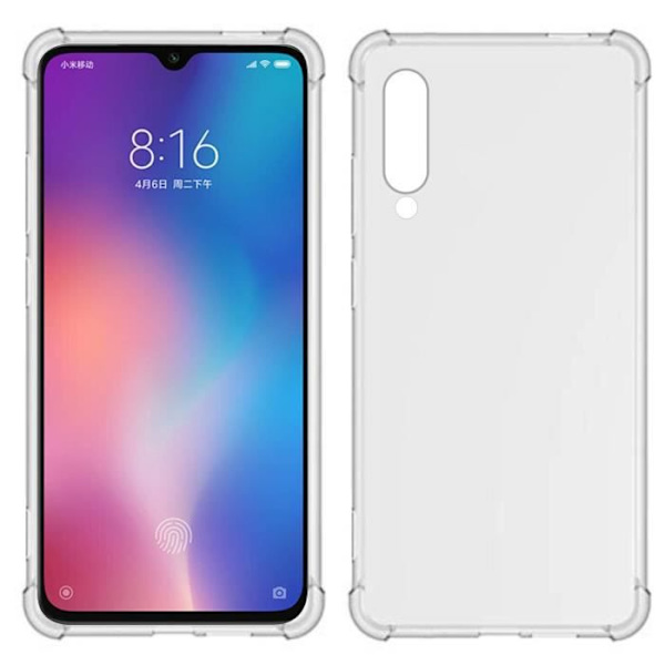 Coque - RKINC - Xiaomi Mi 9 - TPU flexibel - Transparent - Förstärkt skydd Claire