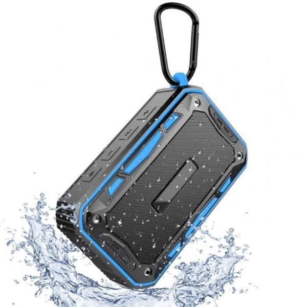 Vandtæt Sport 4.1 Bluetooth-højttaler - E.F. CONNECTION - Sort - 8 timers batterilevetid Svart
