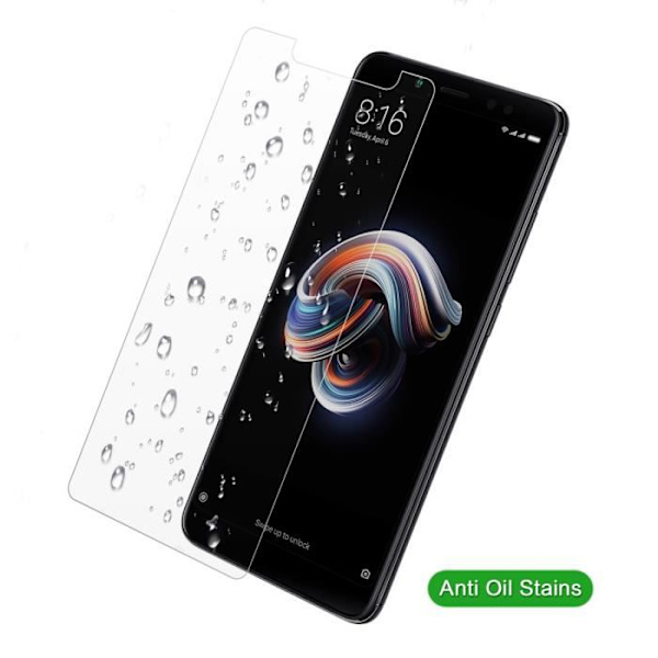 Skärmskydd - Xiaomi - Redmi Note 5 Pro - Härdat glas - 2-pack - Repå resistent