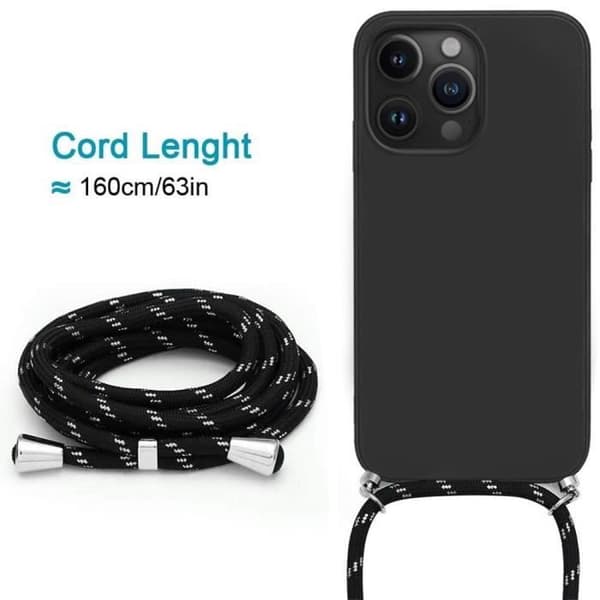 Skyddskal - E.F.CONNECTION - för iPhone 12 Pro - Flexibel - Stötsäker - Svart Svart