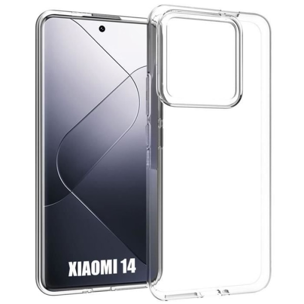 Genomskinligt fodral för Xiaomi 14 - Höghållfast silikon Stötsäkert anti-skrapa