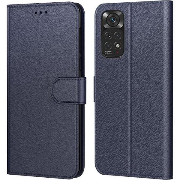 Coque - Redmi - Note 11/Note 11S - Mörkblå - Repellerande - Stötsäker - Mjuk marinblå