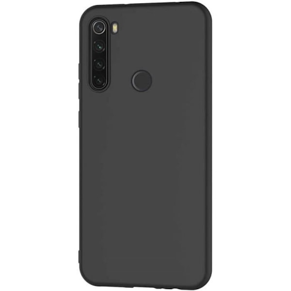 Etui kompatibelt Xiaomi Redmi Note 8T, sort silikone etui til Redmi Note 8T Cover Redmi Note 8T sort silikone etui (6.3