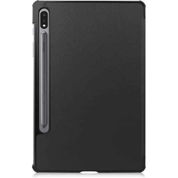 Coque Smart - Toproduits® - Samsung Galaxy Tab S8 11" - Svart - Fallbacksskydd - Stylus ingår Svart