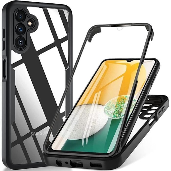 Skyddsskal - E.F.CONNECTION - Samsung Galaxy A14 4G/5G - Svart - Semi-stift - Rep-skyddande Svart