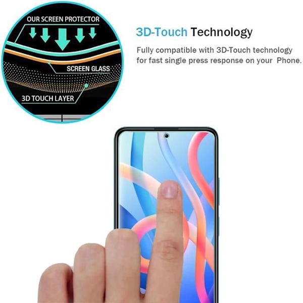 Skyddsfilm - Advansia - Xiaomi Redmi Note 11 Pro 5G - Härdat glas - Reptåligt - 9H [X3] Bitar
