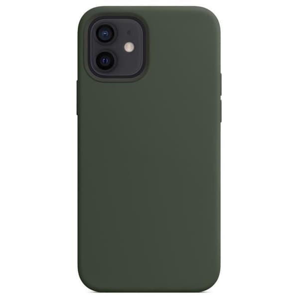 Coque - Premium - för iPhone 12 Pro - Stötsäker - Halkfri - Nattgrön Nattgrönt