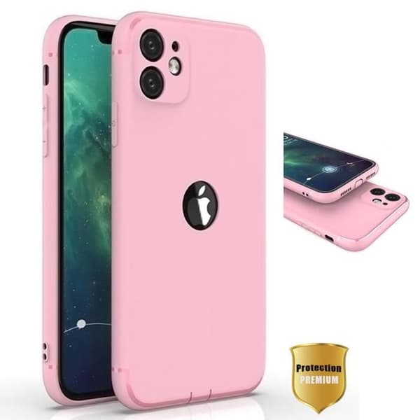 Coque - E.F.CONNECTION - för iPhone 13 - Silikon - Mjuk - Flexibel Rosa