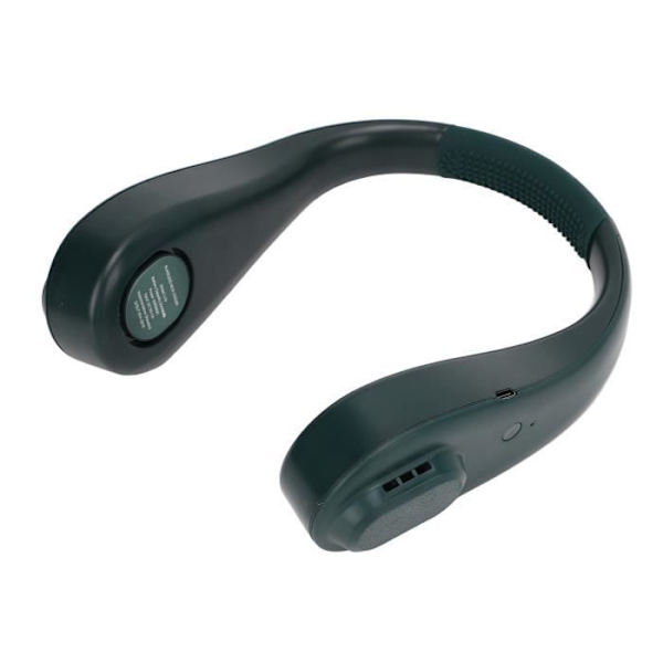 Halsfläkt - Zerone - Bladlös modell - USB - Digital display - 25 dB tyst
