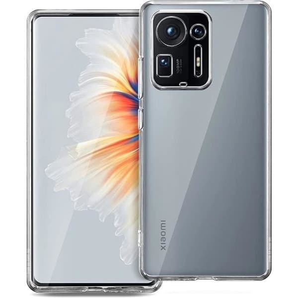 Skyddsskal - E.F.CONNECTION - Xiaomi Mi Mix4 - Mjuk - Transparent - Stötsäker Transparent