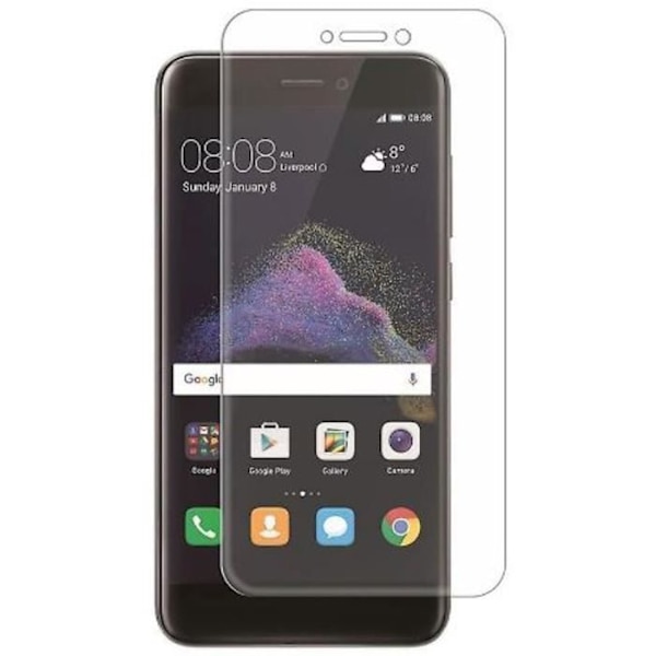 MUVIT Skyddsfilm - Genomskinlig - För Huawei P8 Lite 2017 Transparent
