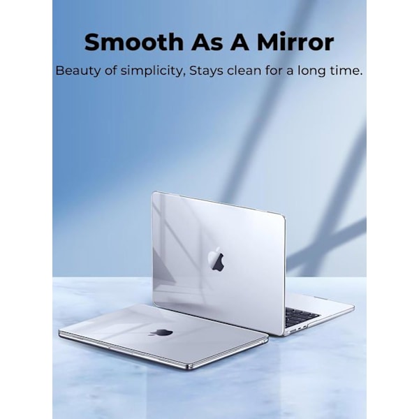 Coque Kompatibel med MacBook Air 13,6 Tommer M2 M3 M4 (A2681 A3113 A3240) 2025 2024 2022 Mac 13 Hard Case Färg: Klar Kristall