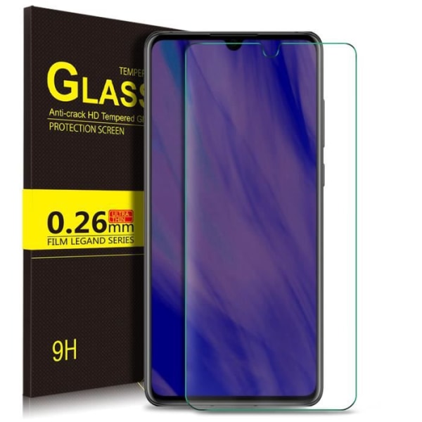 KuGi Huawei P30 pro skærmbeskytter, hærdet glasfilm skærmbeskyttelse til Huawei P30 pro, klar Vit