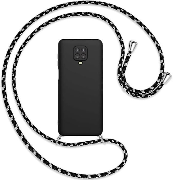 Beskyttelsescover - E.F.CONNECTION - Redmi Note 9S - Blød - Sort - Anti-Ridse og Stødabsorberende Svart