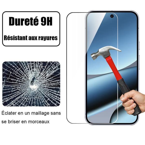 2 Härdat Glas - E.F.Connection - för Google Pixel 10 Pro XL - Transparent Stötskydd Transparent