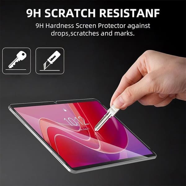 Härdat Glas för Lenovo Tab M11 2024 - Stötsäker Hård Skydd 9H Transparent