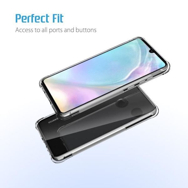 SLEO Fodral för Huawei P30 Lite Silikon TPU-fodral