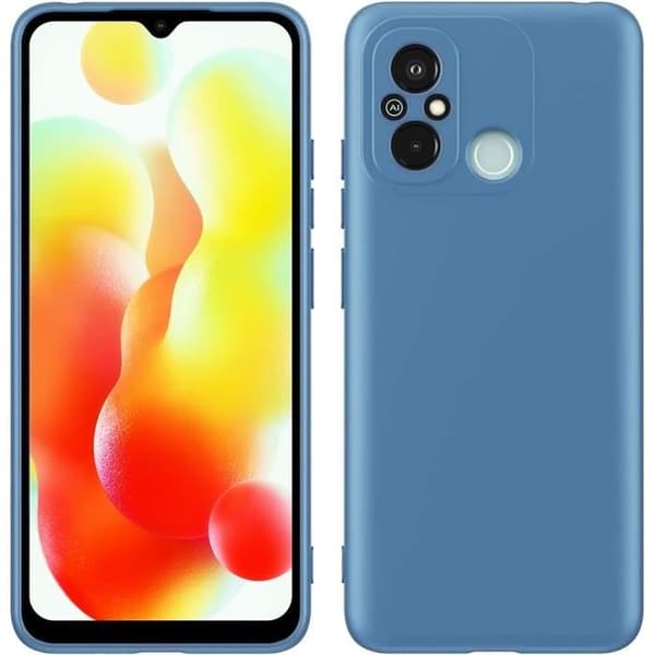 Skyddsfodral för Xiaomi Redmi 12C och 11A - TPU-silikonskydd - Stötsäker - Slim - Blå Blå