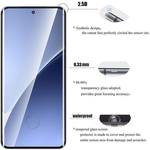 Härdat Glas - Xiaomi - 15 Pro - 3 Delar - Rep-resistant - Optimal Skydd Transparent