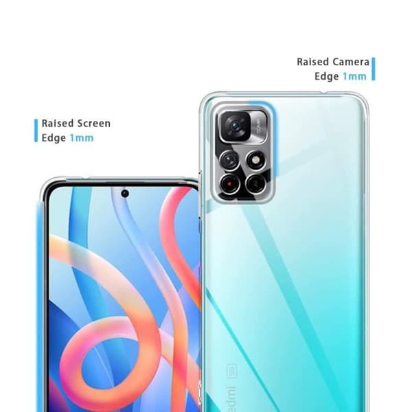 Skyddshölje - Toproduits® - Xiaomi Redmi Note 11 - Transparent - Flexibelt - Härdat glas Transparent