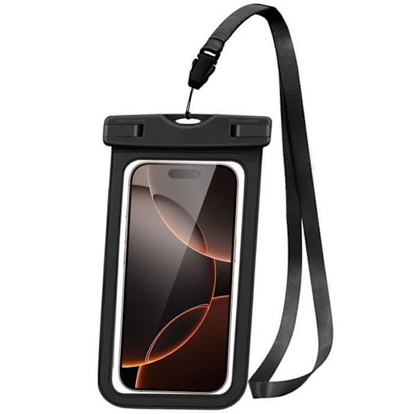 Vandtæt Case til Redmi Note 14/Note 14 Pro/Note 14 Pro Plus/Note 13/Note 12/Note 11/11S/Note 10 - Følsom Berøring - Sort Svart
