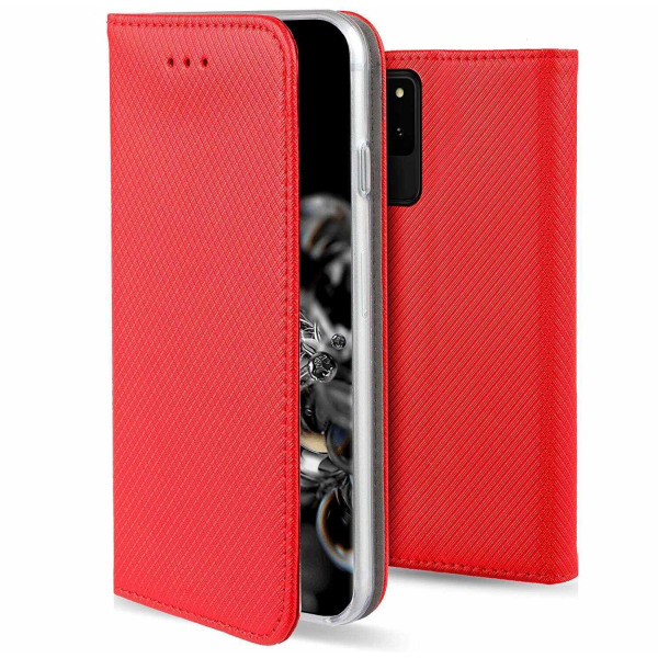Xiaomi Mi Note 10 Lite -kotelo - lompakkokotelo, punainen Red