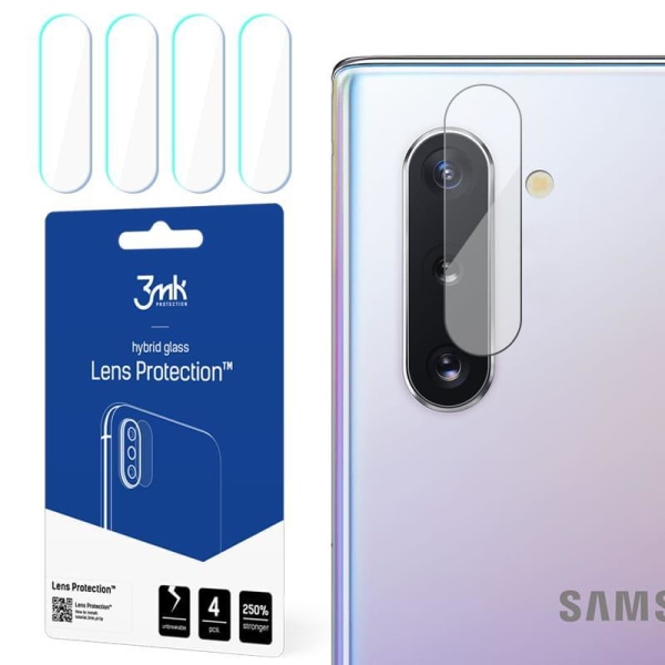 4-Pack 3MK FlexibleGlass Samsung Galaxy Note 10 Linsskydd Transparent