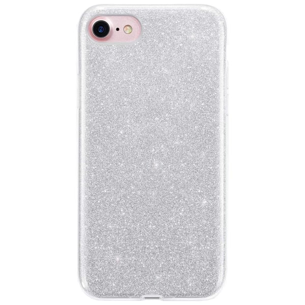 Glitter Skal för iPhone SE 2022/2020/8/7 - Silver Silver