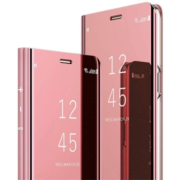 Smart Clear View-skal för Samsung Galaxy S8+ - Rosa Rosa