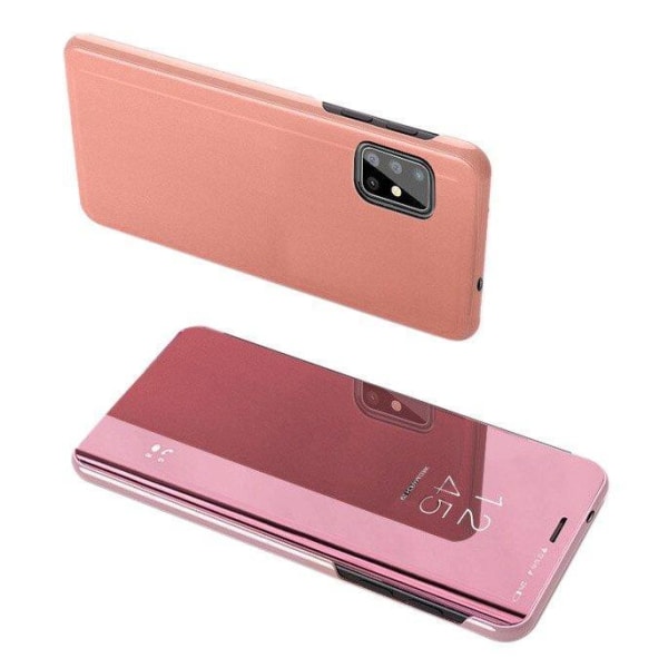 Samsung Galaxy A41 Smart Stand Fodral - Roseguld Rosa guld
