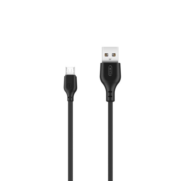 XO Hållbar Laddare Micro-USB till Samsung, Huawei, Svart