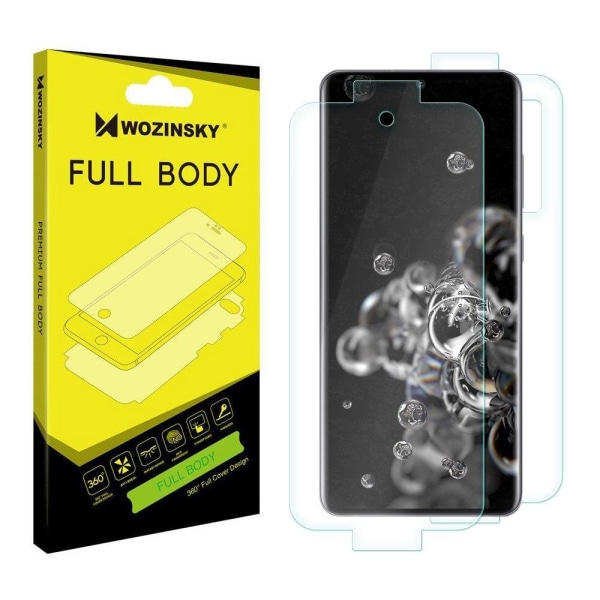 Full-Body 360° Skärmskydd Samsung S20 Plus Transparent
