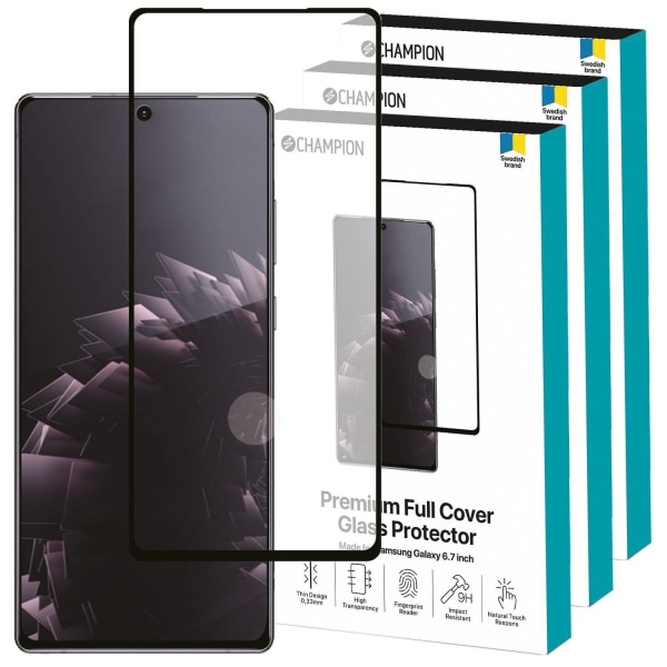 3-Pack Samsung Galaxy S21 Plus Skärmskydd Härdat Glas Transparent