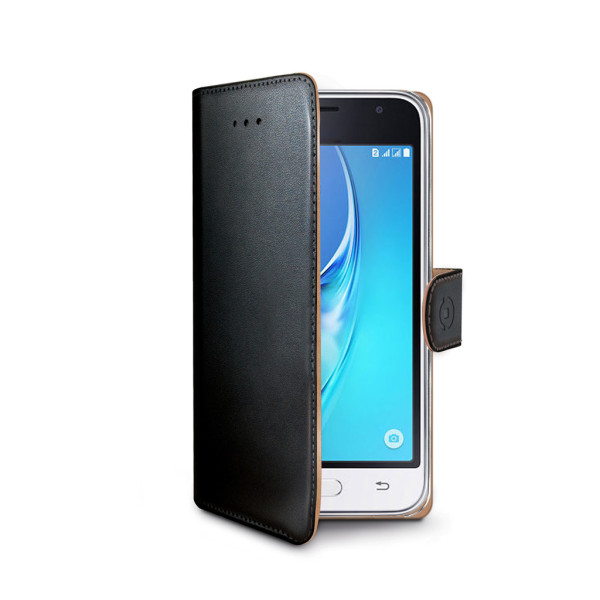 Celly Samsung Galaxy J1 2016 Plånboksfodral Svart