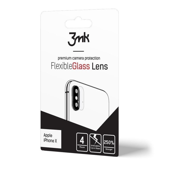 4-Pack 3MK FlexibleGlass OnePlus Nord Linsskydd Kamera Transparent