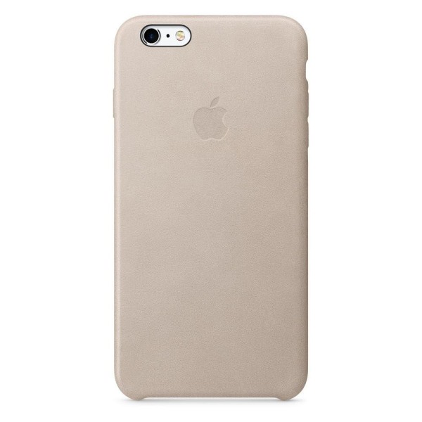 Apple iPhone 6/6s Plus Leather Case Läderfodral - Rose Grey grå