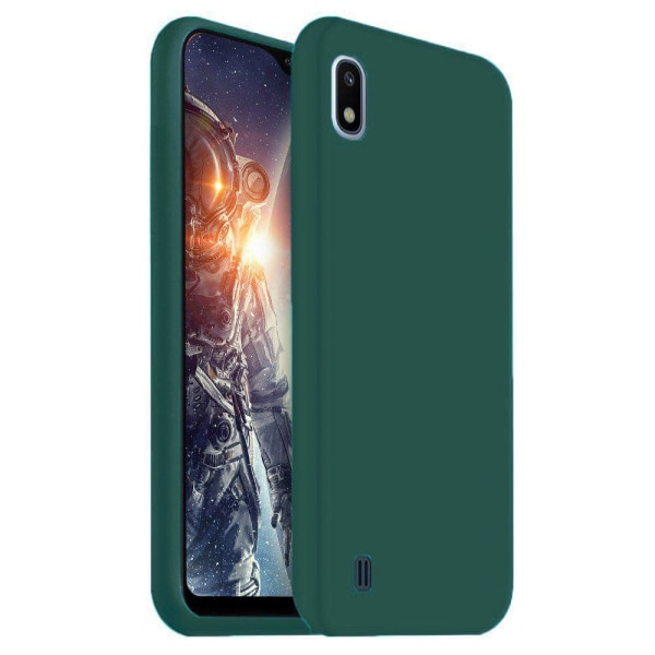Samsung Galaxy A10 Skal Silicone Slim Case - Grön Grön
