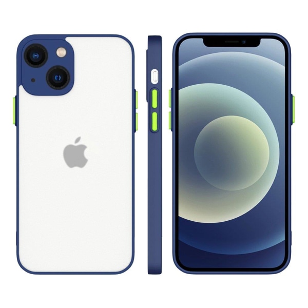 iPhone 13 Mini Cover - Iskunkestävä - Tummansininen Multicolor
