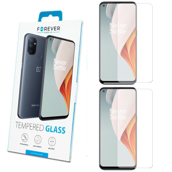 2-Pack Skärmskydd till OnePlus Nord N100 - Härdat Glas Transparent