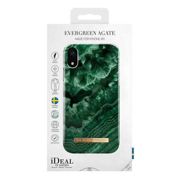 iDeal Fashion Case iPhone XR - Evergreen Agate multifärg