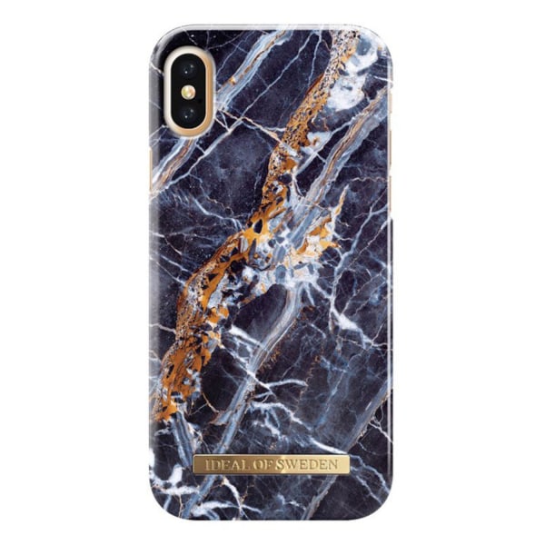 iDeal Of Sweden iPhone XS/X Case Midnight Blue Marble multifärg
