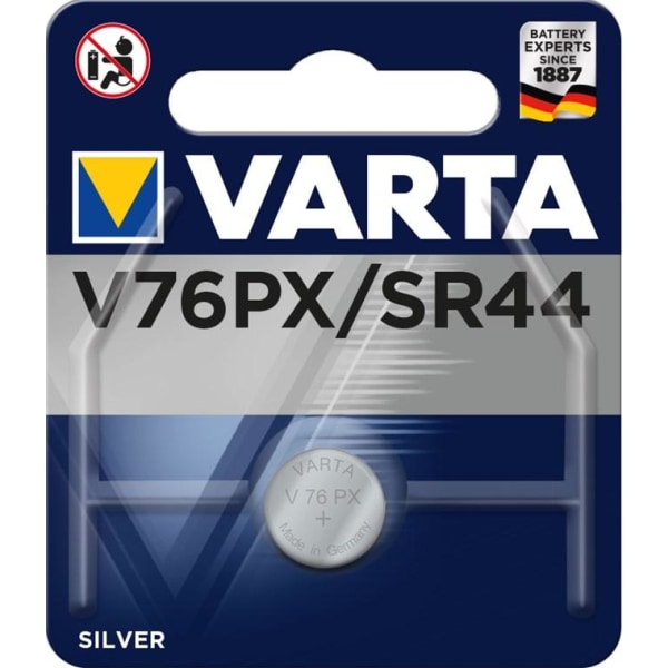 Varta Kellon akku SR44 (V76 PX) SG13 Silver
