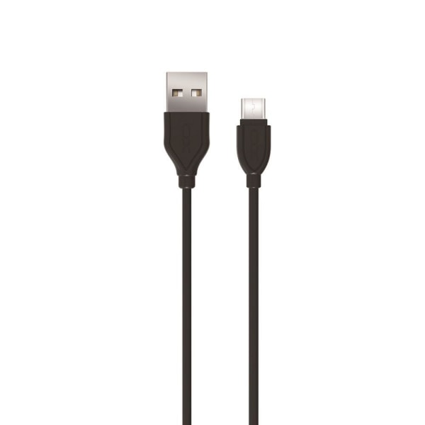 XO USB-C Hållbar Laddare Samsung / Sony / Huawei m.fl. 1M Svart