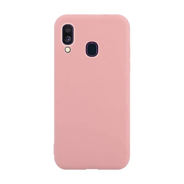 Samsung Galaxy A40  Silicone Case - Sand Pink Silikonskal Rosa