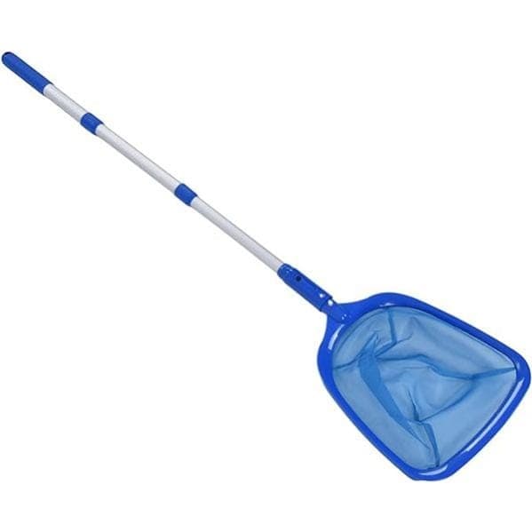 Pool Net/Pool Skimmer Net with Adjustable Telescopic Aluminum Pole, Extendable from 44 cm to 90 cm Leaf Skimmer for Pool & Spa