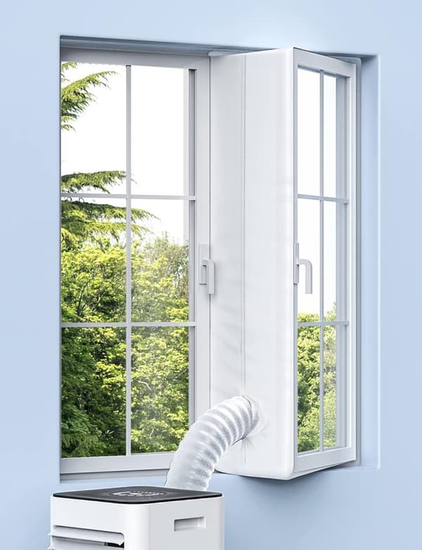 Window seal sealing cloth with water-repellent function for mobile air conditioners. Sealing solution for windows for portable AC 4m