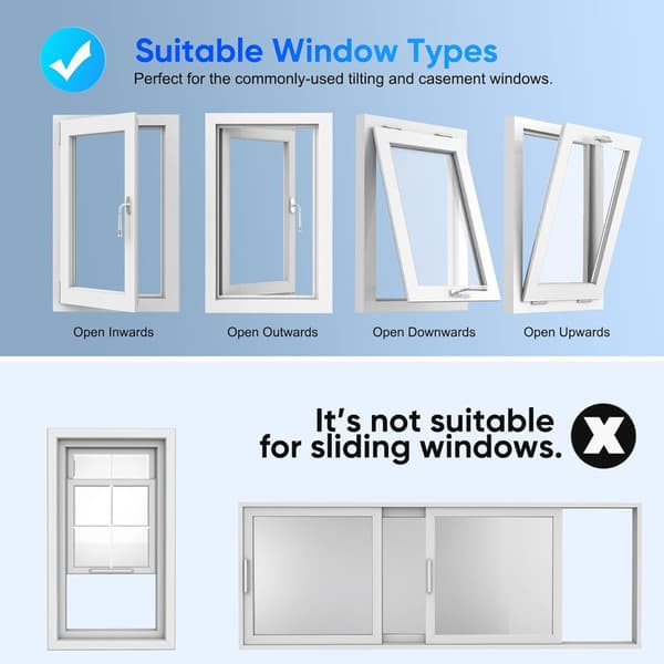 Window seal sealing cloth with water-repellent function for mobile air conditioners. Sealing solution for windows for portable AC 4m