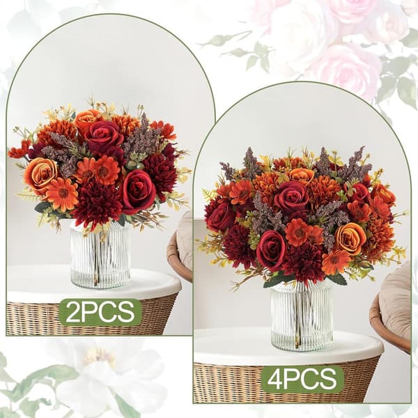 Artificial Hydrangea Rose, Artificial Rose for Wedding Bouquet, Flower Arrangement, Table Decoration, Home Party, Decoration